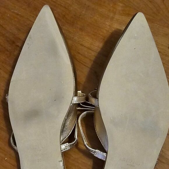 LK Bennett Ariella Flat Mule Rose Gold EU Size 38 (US 7.5) - Picture 9 of 10